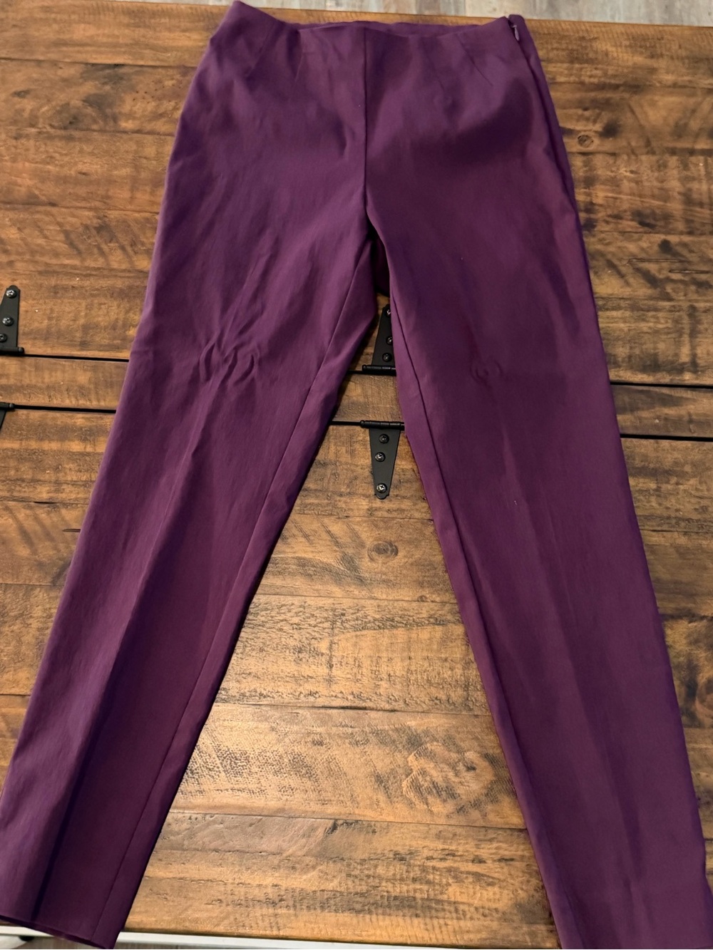 Women’s Purple Ponte Knit Skinny Pants Size 4